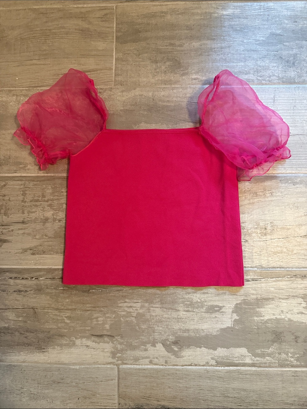 House of Harlow 1960 Bright Pink Top